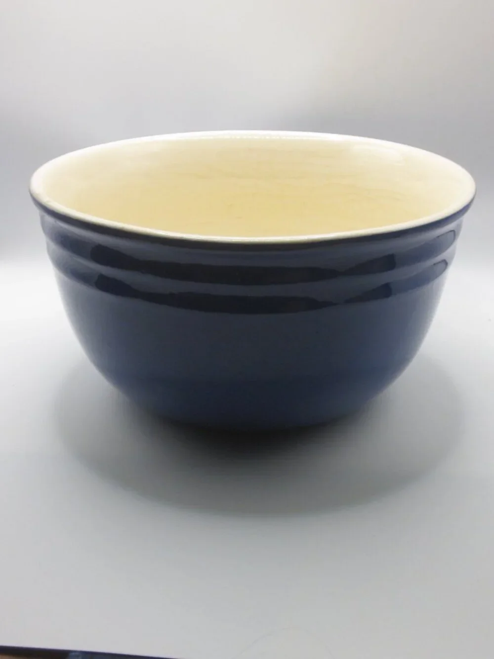 Cobalt Blue Stoneware Bowl Antique